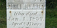 John McLaren headstone