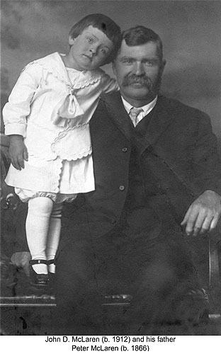 John D. and his father Peter in May 1915